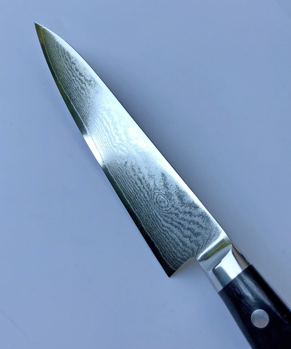 源明利作 VG1033層ダマスカス 旋風 ペティナイフ 共口金 120mm 澤数馬オンラインショップ